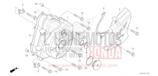 LEFT CRANKCASE COVER CRF110FR de 2024